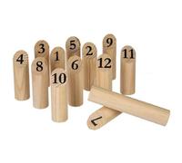 Jeu De 12 Quilles Nordiques En Bois