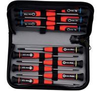 Peddinghaus Jeu de 12 tournevis de précision MOB - 9169020001 en trousse