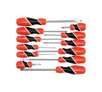 Jeu de 12 tournevis plats et cruciformes YT-25967