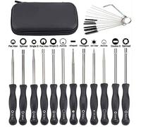 Jeu de 12 tournevis pour le réglage des carburateurs STIHL Echo des petits moteurs, kit de brosses et d'outils de nettoyage