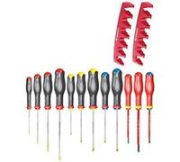 Jeu de 12 tournevis Protwist® + 2 poignées - FACOM - AT.J12R1PB Multicolore G