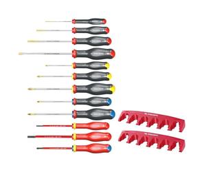 Jeu de 12 tournevis Protwist avec 2 racks FACOM AT.J12R1PB