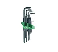 Wiha Jeu de clés mâles coudées TORX® intérieur T5–T10,T15,T20,T25,T27,T30,T40,T50, 13 pièces