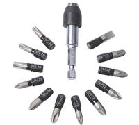 Jeu de 13 embouts de visseuse à choc diamant assortis 25mm Erbauer