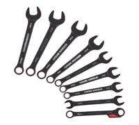 Jeu de 14 clés mixtes à double extrémité 8-24 mm - Noir mat - Pour clés Torx ouvertes - Kits de réparation automobile