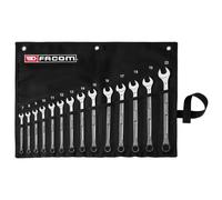 Jeu de 14 clés mixtes longues OVG GRIP 441 - 7 à 22 mm en trousse textile - FACOM - 441.JV14GRPPB