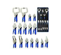 jeu de 16 pinces etau carrossier bgs- rondes - de soudure - becs fins - Bgs Technic G