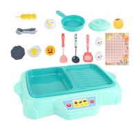 Jeu de 16 ustensiles de Cuisine pour, jouez à la Cuisine | Kit de Cuisine | Accessoires de fête privilégiés aux œufs frits interactifs pour Un Anniversaire, Os