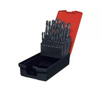 Jeu de 19 forets roulés HSS DIN338-G 1 à 10 mm par 0,5 mm MW Tools DRMS19