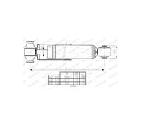 Jeu de 2 amortisseurs arrière MONROE V2161