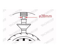 Jeu de 2 Amortisseurs avant MONROE V4513