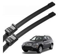 Jeu de 2 Balais d'Essuie-Glace Avant pour BMW X5 E70 2006-2011 24"+20" - Essuyage Silencieux et Sans Traces Lames en Caoutchouc Accessoires Auto