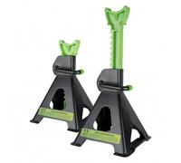 Jeu de 2 chandelles à crémaillère 3 tonnes pour levage de véhicules - JBM