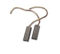 Jeu de 2 charbons pour moteur électrique 4 x 6 x 17