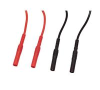 Chauvin Arnoux Set de cordons de mesure fiche de sécurité 4 mm fiche de sécurité 4 mm 1.5 m rouge, noir 1 set