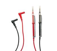 Jeu de 2 cordons rouge et noir 1.5m avec pointe de touche et fiche coudée IP2X Cat4 600V pour DDT CHAUVIN ARNOUX P01295463Z
