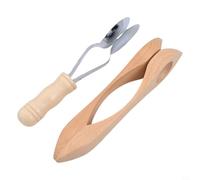 Jeu de 2 Cuillères Sonores Bois pour Fête pour folklore Jeu de