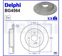 DELPHI BG4564 Disque de frein