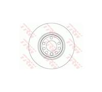 Jeu de 2 disques de frein arrière TRW DF4266