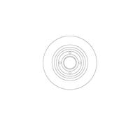 Jeu de 2 disques de frein arrière TRW DF4414BS