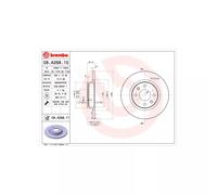 Jeu de 2 disques de frein avant BREMBO 08.A268.10