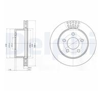Jeu de 2 disques de frein avant DELPHI BG4103