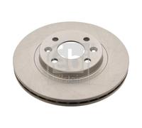 Jeu de 2 disques de frein avant FEBI BILSTEIN 09073