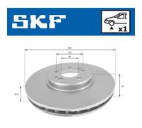 SKF VKBD 80315 V1 Disque de frein