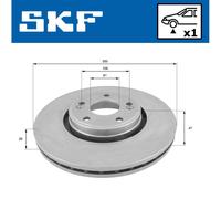Jeu de 2 disques de frein avant SKF VKBD 80338 V1