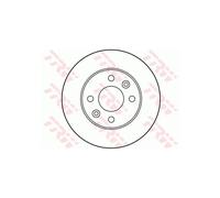 Jeu de 2 disques de frein avant TRW DF1013