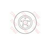 Jeu de 2 disques de frein avant TRW DF1437