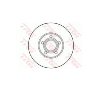 Jeu de 2 disques de frein avant TRW DF2652