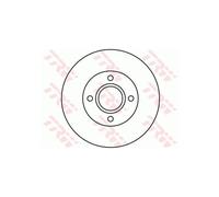 Jeu de 2 disques de frein avant TRW DF4036