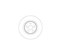 Jeu de 2 disques de frein avant TRW DF4445S