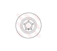 Jeu de 2 disques de frein avant TRW DF4460S