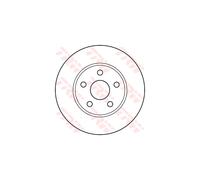 Jeu de 2 disques de frein avant TRW DF4877