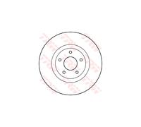 Jeu de 2 disques de frein avant TRW DF4989S