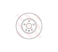 Jeu de 2 disques de frein avant TRW DF4996S