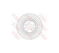 Jeu de 2 disques de frein avant TRW DF6208S