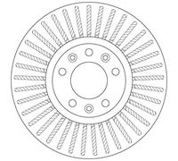 Jeu de 2 disques de frein avant TRW DF6419