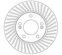 Disque de frein TRW DF6463 avant, ventilé, 1 pièce