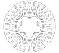 Jeu de 2 disques de frein avant TRW DF6514S