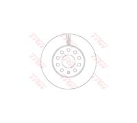 Jeu de 2 disques de frein avant TRW DF6903S