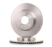 Jeu de 2 disques de frein BOSCH Set0 986 479 267 Essieu avant ventil 296 mm