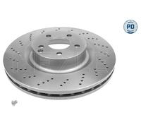 Jeu de 2 disques de frein MEYLE 083 521 0019/PD MERCEDES CLASSE C