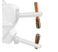 Jeu de 2 électrodes en cuivre pour soudeuse par points portable DPL8900 MW Tools DPL8900EL