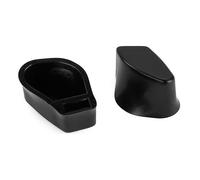 Jeu de 2 embouts de levier de serrure pour 2CV fourgonnette de 1972 à 1978 - noir