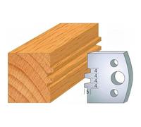 Jeu de 2 Fers Profilés Acier HT 40 x 4 mm - N°075 Bouvetage - Outil de menuiserie - Diamwood
