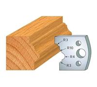 Jeu de 2 Fers Profilés Acier HT 40 x 4 mm - N°102 Baguette encadrement - Outil de menuiserie - Diamwood