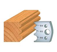 090 : Jeu de 2 fers tourillons ht 40 mm pour porte outils entr'axe plot 24 mm